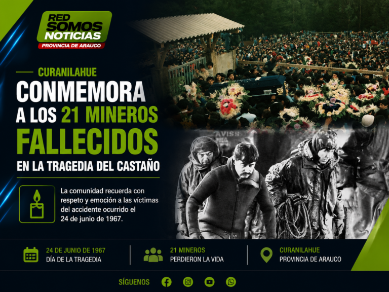21 mineros, una tragedia que Curanilahue jamás olvidará