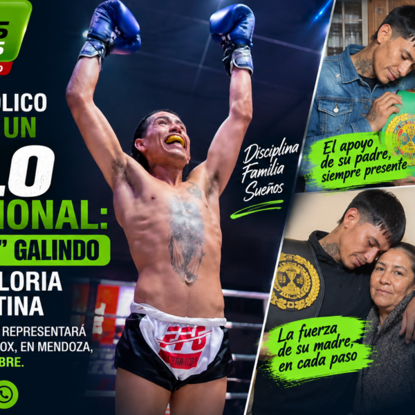 De San José Colico a disputar un título internacional: Leonel “Rabioso” Galindo va por la gloria en Argentina